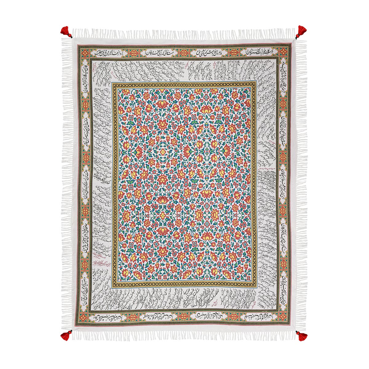 Calligraphy tablecloth