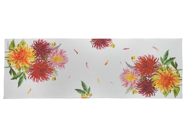 Autumn Dahlias Table Runner