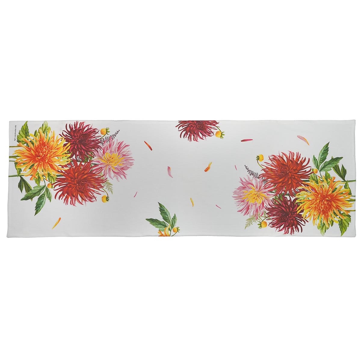Autumn Dahlias Table Runner