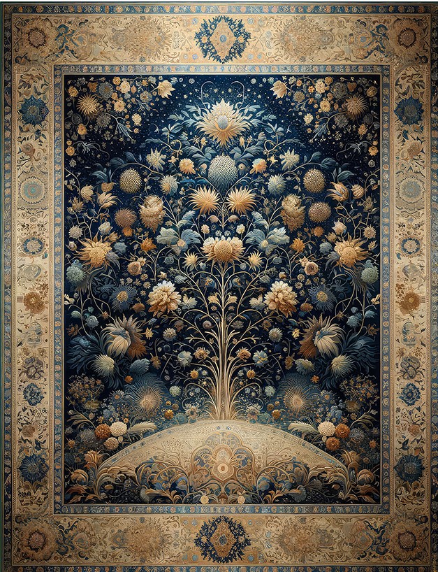 woven Carpet No.1035